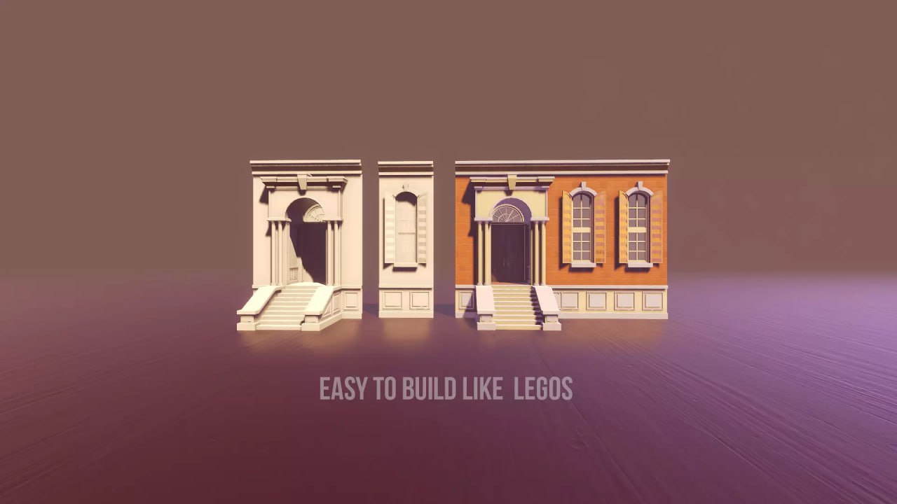 Modular Stylized Colonial Town📱 - изображение 2